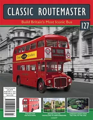 Hachette 1/12 Build The Classic Routemaster Britains Most Iconic Bus Issue 127 • £49.99