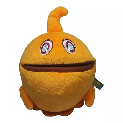Pac-Man Stuffed Animal Toy Plush CLYDE Orange Ghost Ghostly Adventures 9  Namco • $12.75