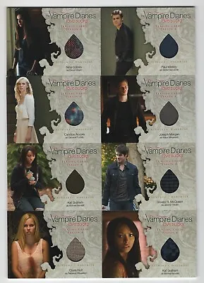 Vampire Diaries 4 - 15 Diff Wardrobe Cards M01 M02 M03 M06 M08 M09 M12 M15 M16 + • $179.99