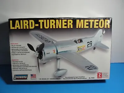 New Lindberg Laird-Turner Meteor Plane Model Kit 1/32 Scale No. 70562 • £12.23
