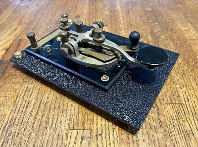 No Key Compact Presentation Grade BASE For Morse Telegraph Key J38 J-38 1.5Lb • $39.33