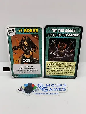 Munchkin Marvel/X-Men Promo X-23 Ally + By The Hoary Hosts Of Hoggoth *CCGHouse* • $19.99