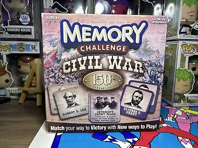 Civil War Memory Challenge Card Game 150th Anniversary Edition Hasbro NEW SEALED • $20