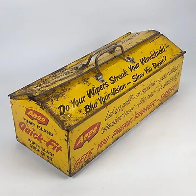 ANCO Quick-Fit Windshield Wiper Service Kit Tool Box - Vintage Usa Advertising • $99.95