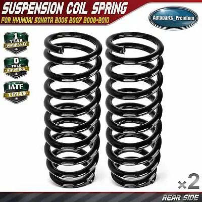 2x Rear Coil Spring Set For Hyundai Sonata 2006-2010 GL GLS Limited LX SE Model • $52.99