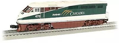 Bachmann EMD F59PHI Amtrak #470 Cascades Pacific - O Scale Model Train Diesel • $404.71