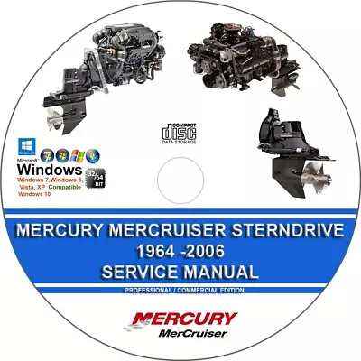 Mercury Mercruiser Sterndrive 1983 1984 1985 1986 1987 88 Service Repair Manual • $39