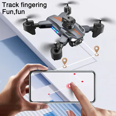 8K HD Drone Dual Camera WIFI FPV GPS Foldable Selfie RC Quadcopter+3 Batteries • £25.99