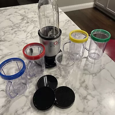 Magic Bullet Blender W/ Accessories (Cups Lids Etc) • $22