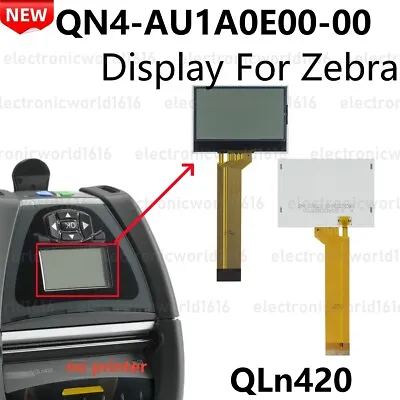 Screen For Zebra QN4-AU1A0E00-00 Direct Thermal DT Printer LCD Display Repair • £19.91