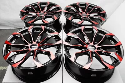 18  Wheels Rims Black Red Fit Ford Mustang Kia Niro Soul Nissan Altima Maxima • $869