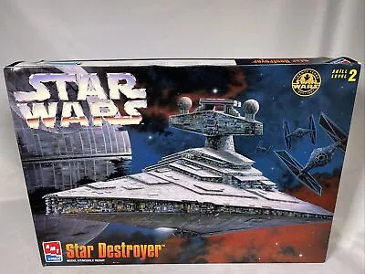 Star Wars Imperial Star Destroyer - Commemorative Edition - AMT Model Kit 1:5000 • $72