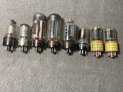 $40 • Buy Lot Of Vintage Vacuum Tubes,  RCA, Sylvania, Packard Bell Free Shipping