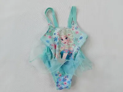 £7.99 • Buy Girls Disney Frozen Princess Swimming Costume Dress + Sizes
