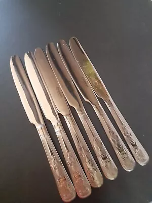 £10 • Buy 6 X GRUNWERG 9  KNIVES STAINLESS STEEL Kings Pattern