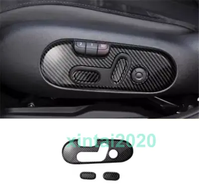 Carbon Fiber ABS Car Seat Handle Panel Cover Trim For Mini Cooper Countryman F60 • $33.14