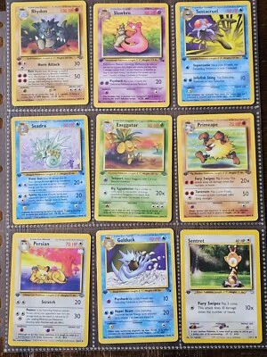 $9.99 • Buy 1st Edition 9 Pokemon Cards WOTC Lot