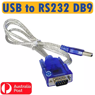 USB To RS232 COM Port Serial PDA 9 Pin DB9 Cable Adapter • $7.35