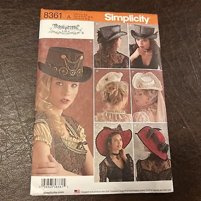 SEWING PATTERN Womens Top Hat Costume Victorian - Steampunk Gothic Fantasy 8361 • $12.50