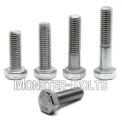 5/16 -18  Stainless Steel Hex Cap / Tap Bolts Screws SAE Coarse Thread 18-8 / A2 • $7.16