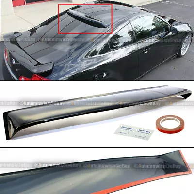 Fit 03-07 Infiniti G35 2DR Black Tinted Rear Window Roof Vent Visor Spoiler Wing • $42.59