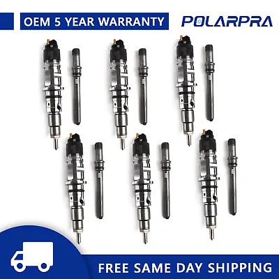 6PCS For 07-12 Cummins Dodge Ram 2500 3500 6.7L Diesel Fuel Injectors & Tube • $472.79