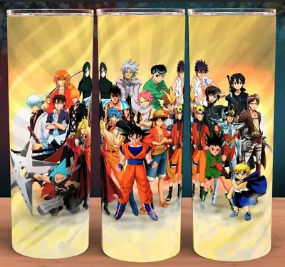 Anime Collection Dragonball - One Piece - And More Cup Mug Tumbler Cup 20oz • $19.95