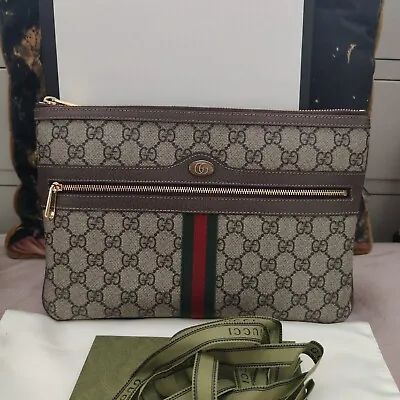 £400 • Buy Gucci Ophidia GG Pouch Clutch Bag
