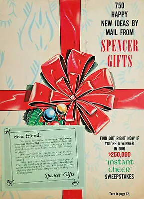 Spencer Vtg Rare 1969 Christmas Gift Catalog Atlantic City NJ Fashion Toys - VG • $50