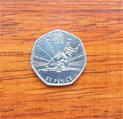 Coin - UK - 50p - Wrestling - 2011 - Circulated. • £14.99