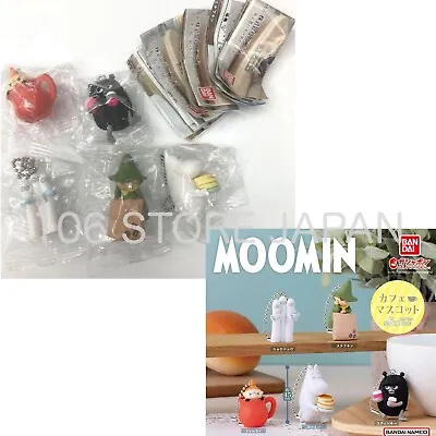 Moomin Capsule Toy Ball Chain Mini Figure Cafe Mascot 5 Types Set Bandai New • $25.98