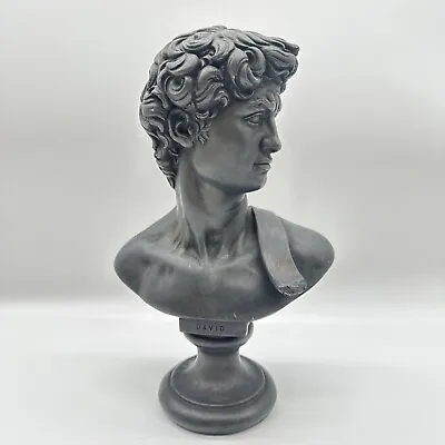 Austin Prod. 1966 David Bust Statue Michelangelo Contemplating Famous Image • $79.97