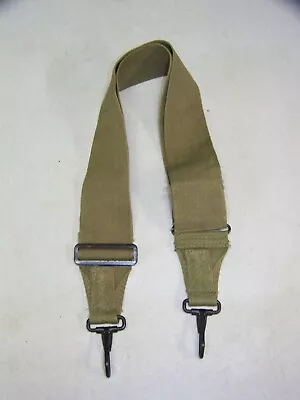 WWII U.S. Army Khaki Musette Bag Utility Shoulder Strap Dated • $19.99