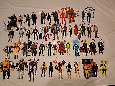 Marvel Legends Lot Comic & MCU 47 Used Loose Figures Including 5 BAFS • $480