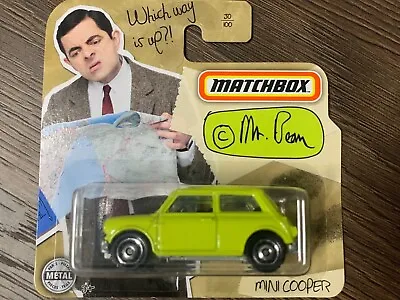 Matchbox 2020 Austin Mini Cooper 1275S Mr Bean 30th Anniversary GKL73 Short Card • £21.60