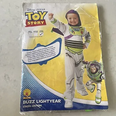 £19.99 • Buy Disney Pixar Toy Story Buzz Lightyear Classic Costume With Wings Age 7-8 Years