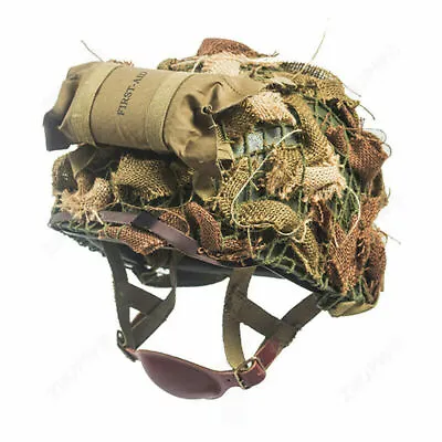 WWII US M1C Helmet Paratrooper Airborne Army Military Helmet Suit +Frist Aid Kit • $127.39
