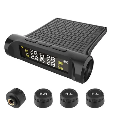 Car LCD Digital Display TPMS Tire Pressure Monitoring System W/External Sensor • $26.90