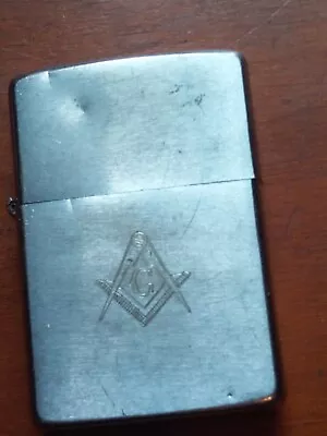 Vintage Freemason Zippo Lighter. Functioning Condition. Masonry Masonic... • $35.40