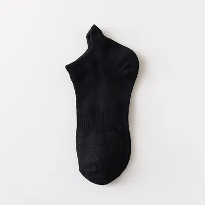 Mens Ankle Socks Cotton Breathable Absorbs Sweat Low Cut Casual Short Hosiery‹ • $2.24