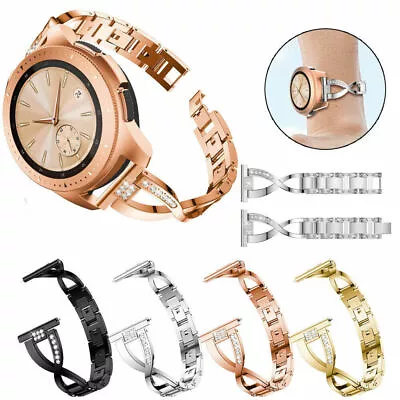 Wrist Band Metal Crystal Watch Strap  For Samsung Galaxy Watch 42/46mm SM-R800 • $10.99