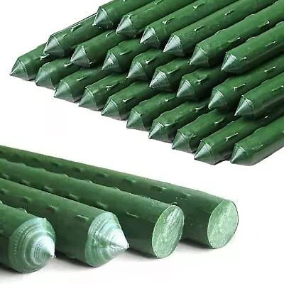 25Pk 6Ft Plant Stakes Garden Tomato Stick Support For Potted Cucumbe Bean 72 In • $59.59