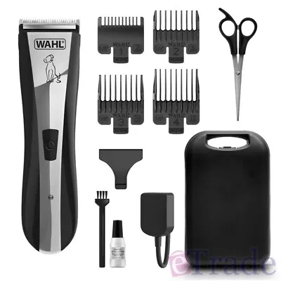 Wahl Pet Clipper Animals Dogs Cat Horse Lithium Home Cordless Groomer Trimmer • $109