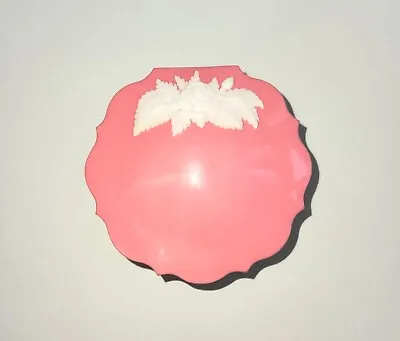 Schwarz Bros. Plastics Loose Powder Container Rose Mid Century Bath USA Pink Vtg • $14.99