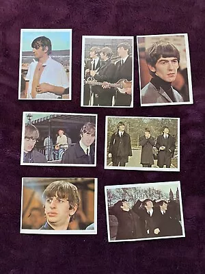 Beatles Color Topps 1964 Vintage Trading Cards 9 20 26 40 48 56 60 • $9.99