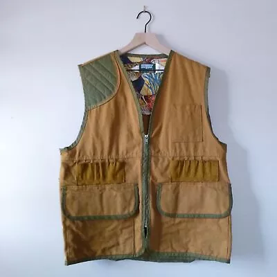 Vintage Saftbak Waterfowl Hunting Vest Size M Game Pouch Canvas 100% Cotton USA  • $21