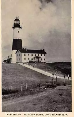 Montauk Point Long Island New York Lighthouse Vintage Postcard AA84220 • $8.75