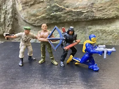 Vintage 1986 Mattel GUTS Military Action Figures Lot Aikido Force Ninja • $14.99