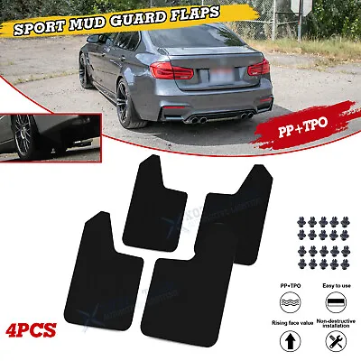 $36.88 • Buy Car Black Fender Mud Flaps Guards Front&Rear Protection Fit BMW 1 2 3 4 5 Series