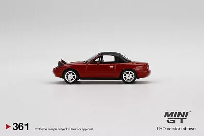 MINI GT 1:64 Mazda Miata MX-5 Alloy Die-cast Model Car Headlight Up -Classic Red • $18.66